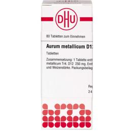 AURUM METALLICUM D 12 Tabletten 80 St.