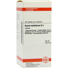 AURUM METALLICUM D 4 Tabletten 200 St