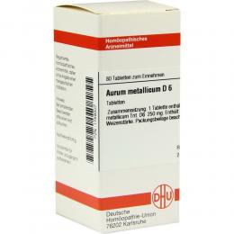 Ein aktuelles Angebot für Aurum Metallicum D 6 Tabletten 80 St Tabletten Naturheilmittel - jetzt kaufen, Marke DHU-Arzneimittel GmbH & Co. KG.