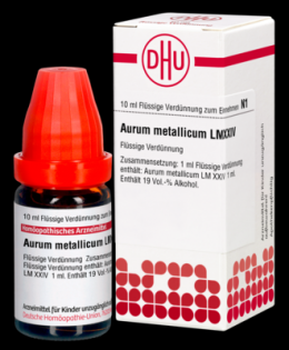 AURUM METALLICUM LM XXIV Dilution 10 ml