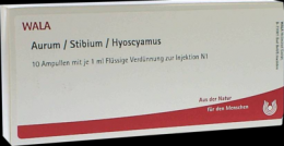 AURUM/STIBIUM/Hyoscyamus Ampullen 10X1 ml