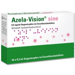 AZELA-Vision sine 0,5 mg/ml Augentr.i.Einzeldosis. 10 X 0.3 ml Augentropfen