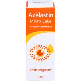 AZELASTIN Micro Labs 0,5 mg/ml Augentropfen 6 ml