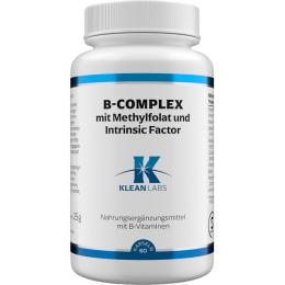 B-COMPLEX m.Methylfolat+Intrinsic Fact.KLEAN LABS 60 St.
