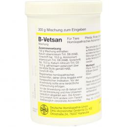 Ein aktuelles Angebot für B-VETSAN Pulver vet. 300 g Pulver Tierarzneimittel - jetzt kaufen, Marke DHU-Arzneimittel GmbH & Co. KG.