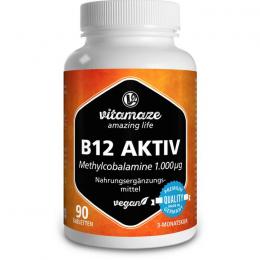 B12 AKTIV 1.000 µg vegan Tabletten 90 St.