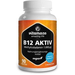 B12 AKTIV 1.000 µg vegan Tabletten 90 St. (54 g)