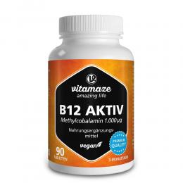 B12 AKTIV 1.000 myg vegan Tabletten 90 St Tabletten