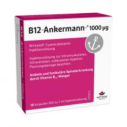 B12 ANKERMANN 1000UG 10 X 1 ml Ampullen