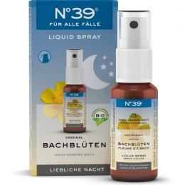 BACHBLÜTEN Notfall No.39 Spray Nacht 20 ml
