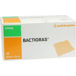 BACTIGRAS antiseptische Paraffingaze 5x5 cm 50 St Wundgaze