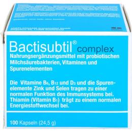 BACTISUBTIL Complex Kapseln 100 St.