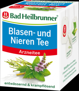 BAD HEILBRUNNER Blasen- und Nieren Tee Filterbeut. 8X1.75 g
