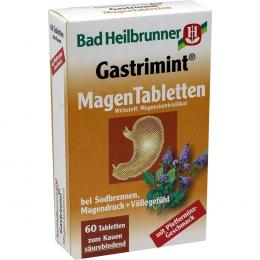 Bad Heilbrunner Gastrimint Magen Tabletten 60 St Kautabletten