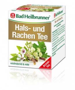 BAD HEILBRUNNER Hals- und Rachen Tee Filterbeutel 8X1.75 g