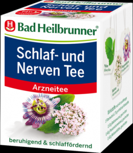 BAD HEILBRUNNER Schlaf- und Nerven Tee Filterbeut. 8X1.75 g