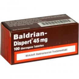 Ein aktuelles Angebot für Baldrian-Dispert 45 mg 100 St Überzogene Tabletten Beruhigungsmittel - jetzt kaufen, Marke CHEPLAPHARM Arzneimittel GmbH.
