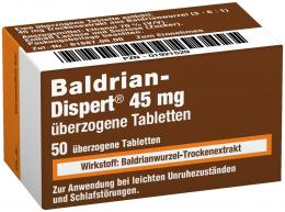 Ein aktuelles Angebot für Baldrian-Dispert 45 mg 50 St Überzogene Tabletten Beruhigungsmittel - jetzt kaufen, Marke CHEPLAPHARM Arzneimittel GmbH.