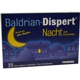 Ein aktuelles Angebot für Baldrian-Dispert Nacht zum Einschlafen 25 St Überzogene Tabletten Durchschlaf- & Einschlafhilfen - jetzt kaufen, Marke CHEPLAPHARM Arzneimittel GmbH.