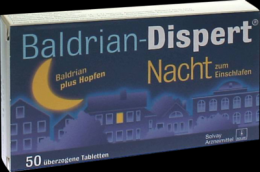 BALDRIAN DISPERT Nacht zum Einschlafen b.Tabl. 50 St