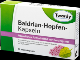 BALDRIAN HOPFEN Kapseln Twardy 60 St