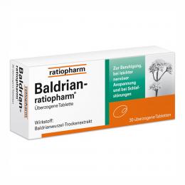 Baldrian Ratiopharm 30 St Überzogene Tabletten