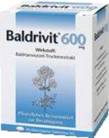 BALDRIVIT 600 mg berzogene Tabletten 50 St