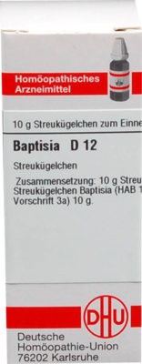 BAPTISIA D 12 Globuli 10 g