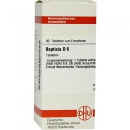 BAPTISIA D 6 Tabletten 80 St