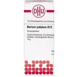 BARIUM JODATUM D 12 Globuli 10 g