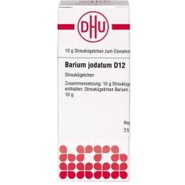 BARIUM JODATUM D 12 Globuli 10 g