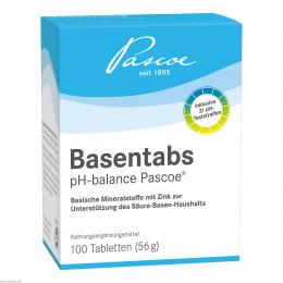 Ein aktuelles Angebot für Basentabs pH-balance PASCOE 100 St Tabletten Säure-Basen-Haushalt - jetzt kaufen, Marke PASCOE Vital GmbH.