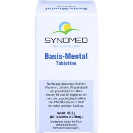 BASIS MENTAL Tabletten 60 St. (43,2 g)