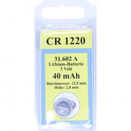 BATTERIEN Lithium 3V CR 1220 1 St ohne