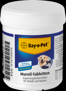 BAY O PET Murnil Tabletten f.Hunde/Katzen 80 St
