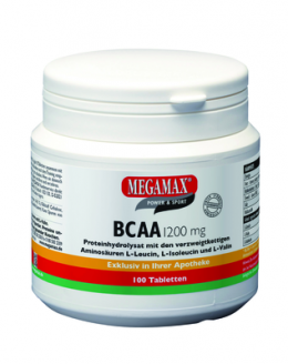 BCAA 1.200 mg Megamax Tabletten 225 g