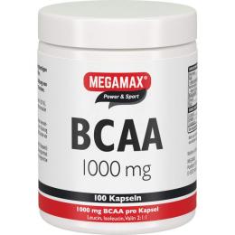 BCAA 1000 mg Megamax Kapseln 100 St.