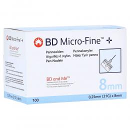 BD MICRO-FINE+ 8 Pen-Nadeln 0,25x8 mm 100 St Kanüle