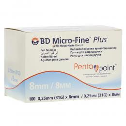 BD MICRO-FINE+ 8 Pen-Nadeln 0,25x8 mm 110 St Kanüle