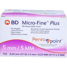 BD MICRO-FINE+ Pen-Nadeln 0,25x5 mm 31 G 105 St.