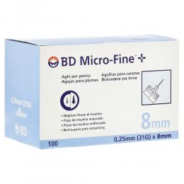 BD MICRO-FINE+ Pen-Nadeln 0,25x8 mm 100 St Kanüle