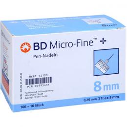 BD MICRO-FINE Pen-Nadeln 0,25x8 mm 110 St.
