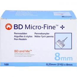 BD MICRO-FINE+ Pen-Nadeln 0,25x8 mm 31 G 100 St.