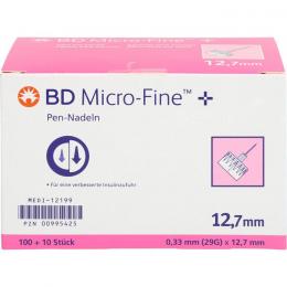 BD MICRO-FINE Pen-Nadeln 0,33x12,7 mm 110 St.