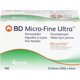 BD MICRO-FINE ULTRA Pen-Nadeln 0,23x4 mm 32 G 100 St.