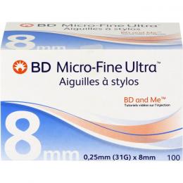 BD MICRO-FINE ULTRA Pen-Nadeln 0,25x8 mm 31 G 100 St.