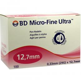 BD MICRO-FINE ULTRA Pen-Nadeln 0,33x12,7 mm 100 St Kanüle