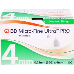 BD MICRO-FINE ULTRA Pro Pen-Nadeln 0,23x4 mm 32 G 100 St.