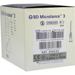 BD MICROLANCE 3 Sonderkanle 27 G 1/2 0,4x13 mm 100 St