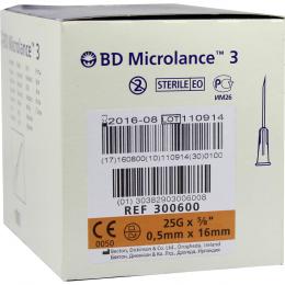 Ein aktuelles Angebot für BD MICROLANCE Kanüle 25 G 5/8 0,5x16 mm 100 St Kanüle Diabetikerbedarf - jetzt kaufen, Marke Becton Dickinson GmbH.